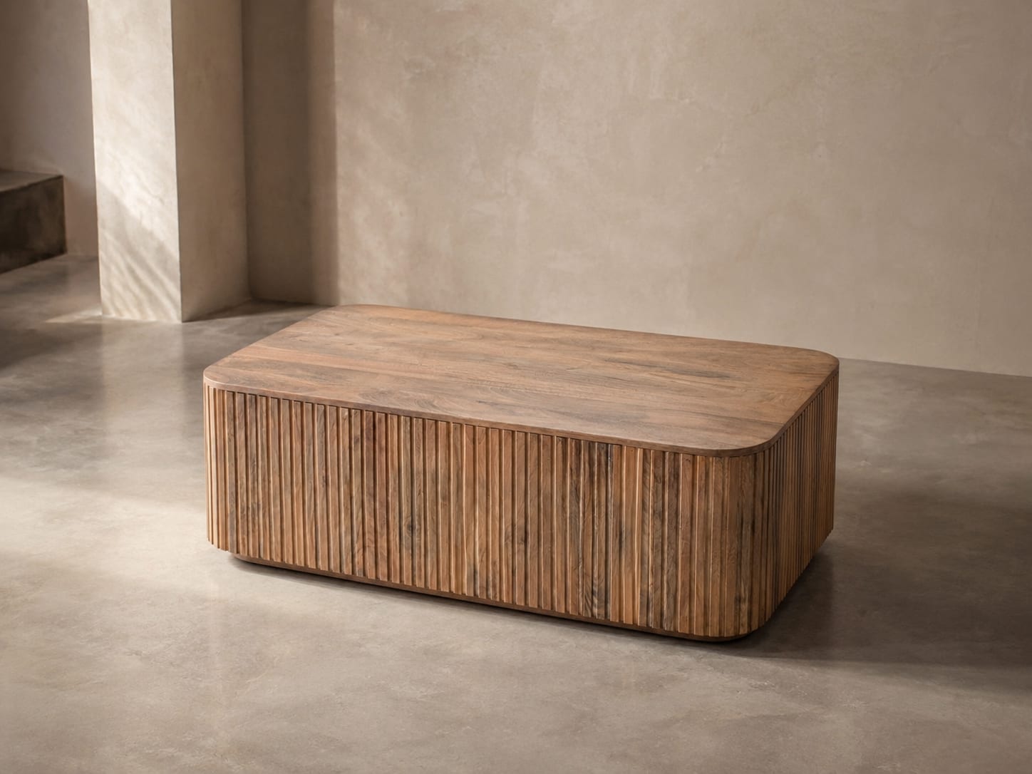 Fluted Coffee Table
